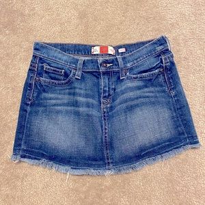 Mini Jean Skirt